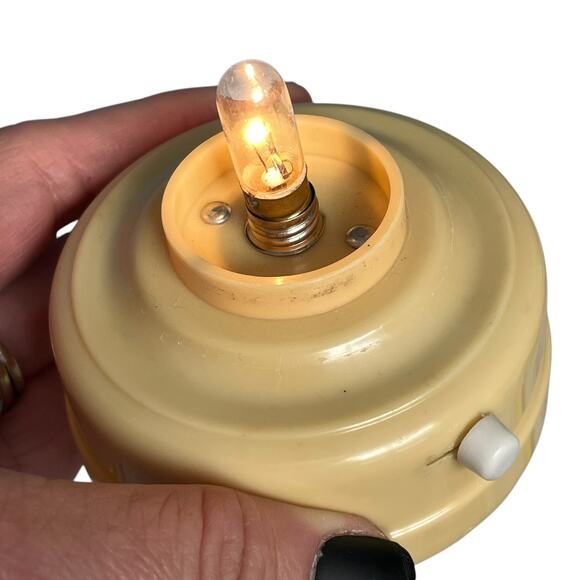 Vintage Winking Christmas Tree Merry Lite Lantern Hong Kong Lighted Works READ - Picture 11 of 16